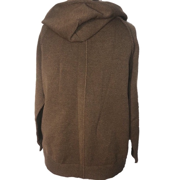 Mauve Gray Knit Hoodie - Picture 3 of 4